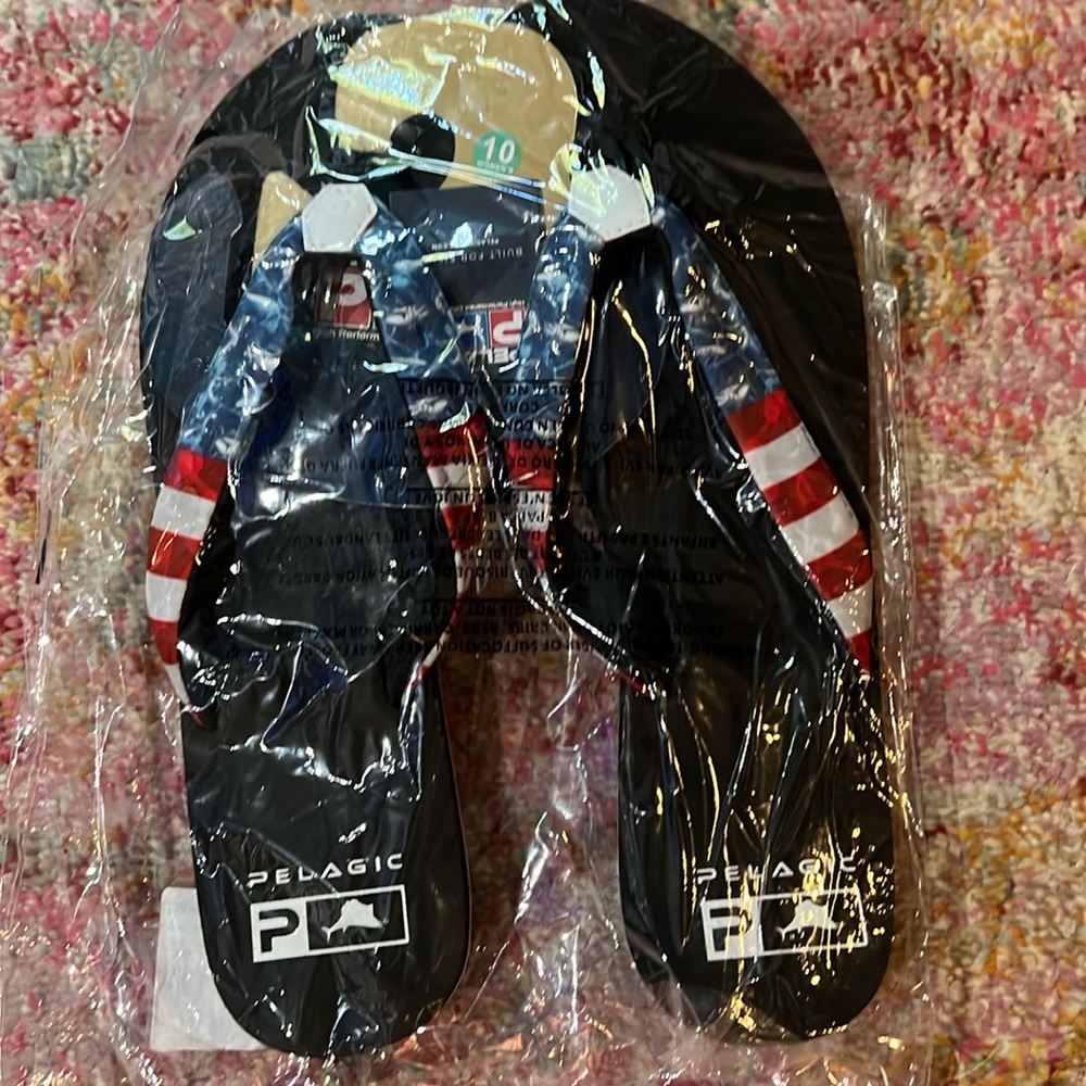 Pelagic size 19 woman flip flops